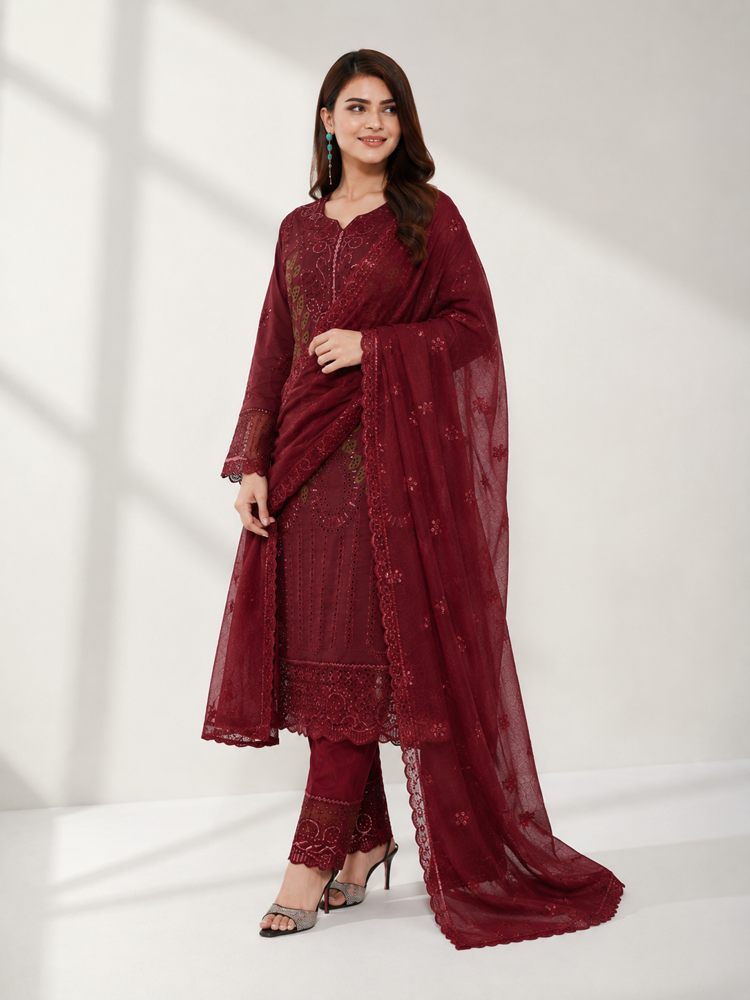 Crimson Grace - Women's Floral 3 Piece Suit