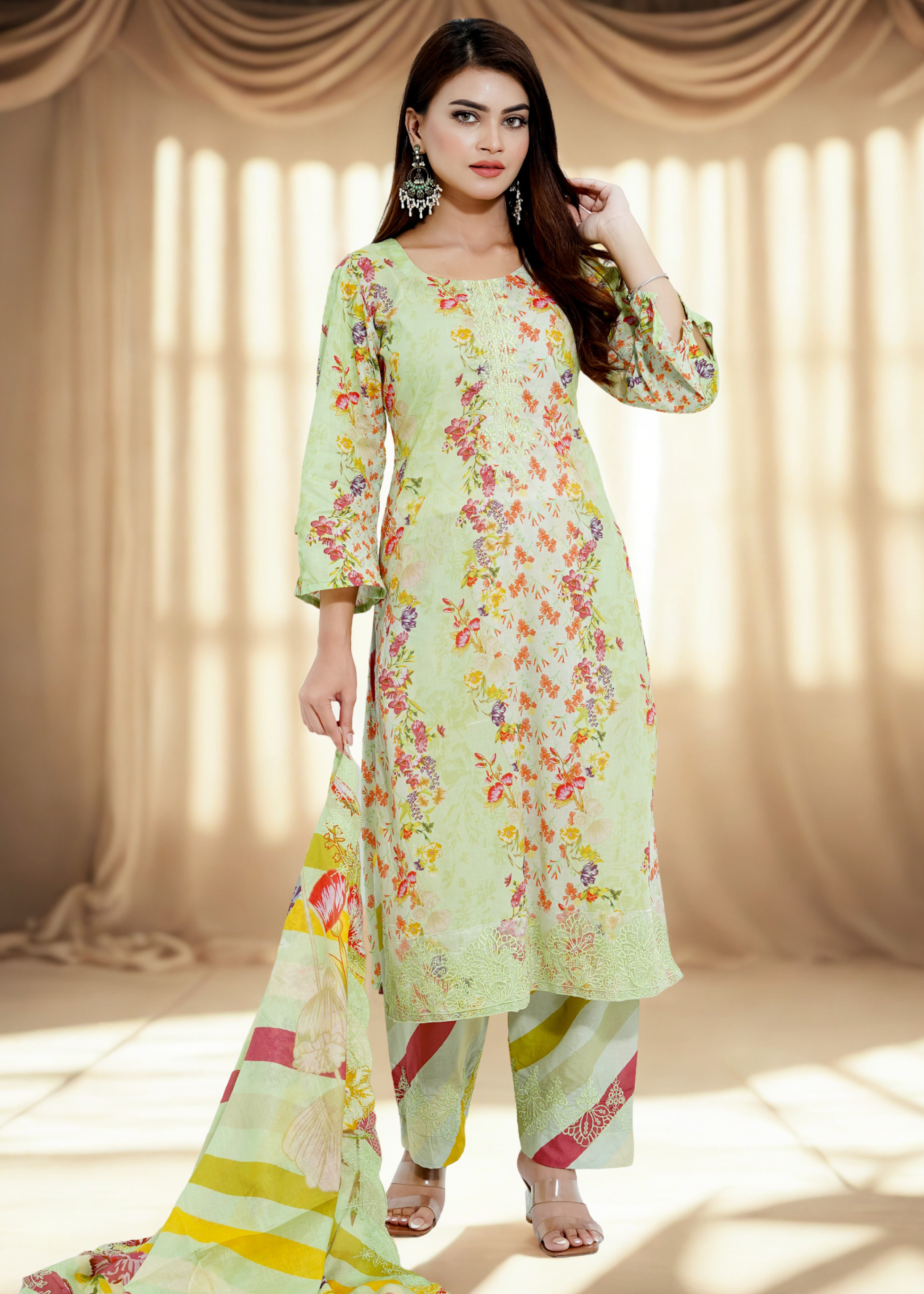 Dew - Women’s Floral 3-Piece Suit