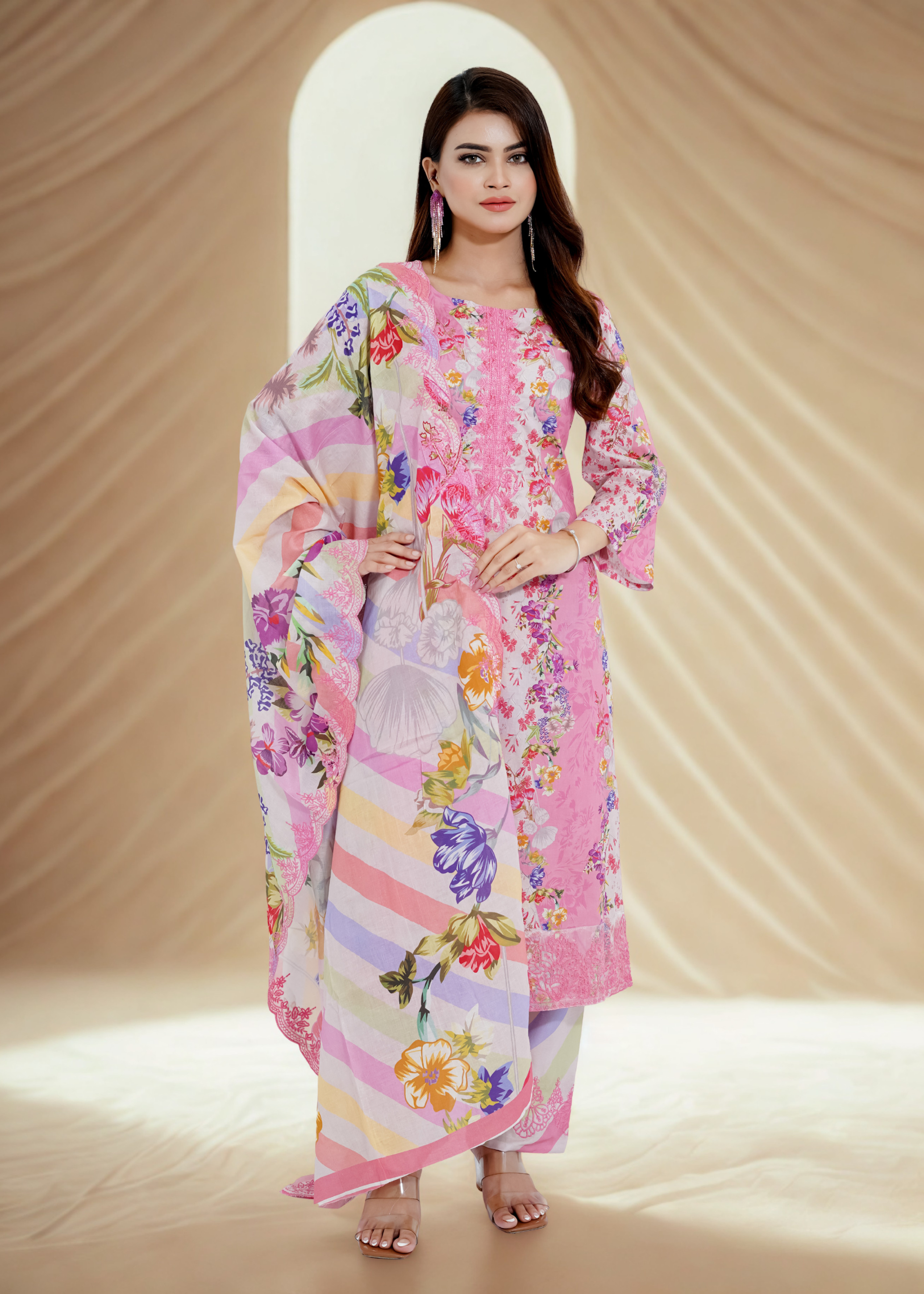 Gardenia - Women’s Floral 3-Piece Suit