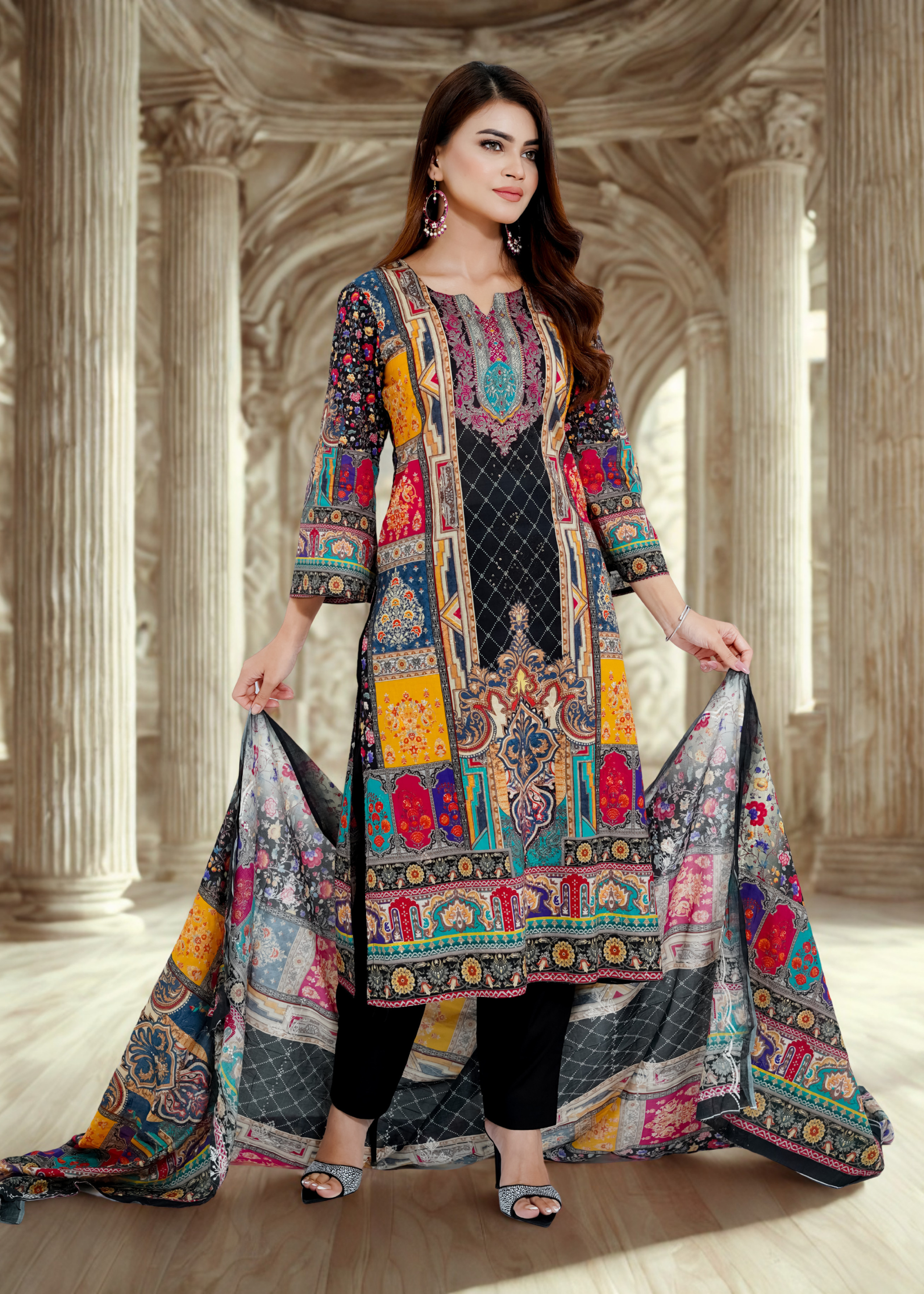 Heritage - Women’s Floral 3-Piece Suit