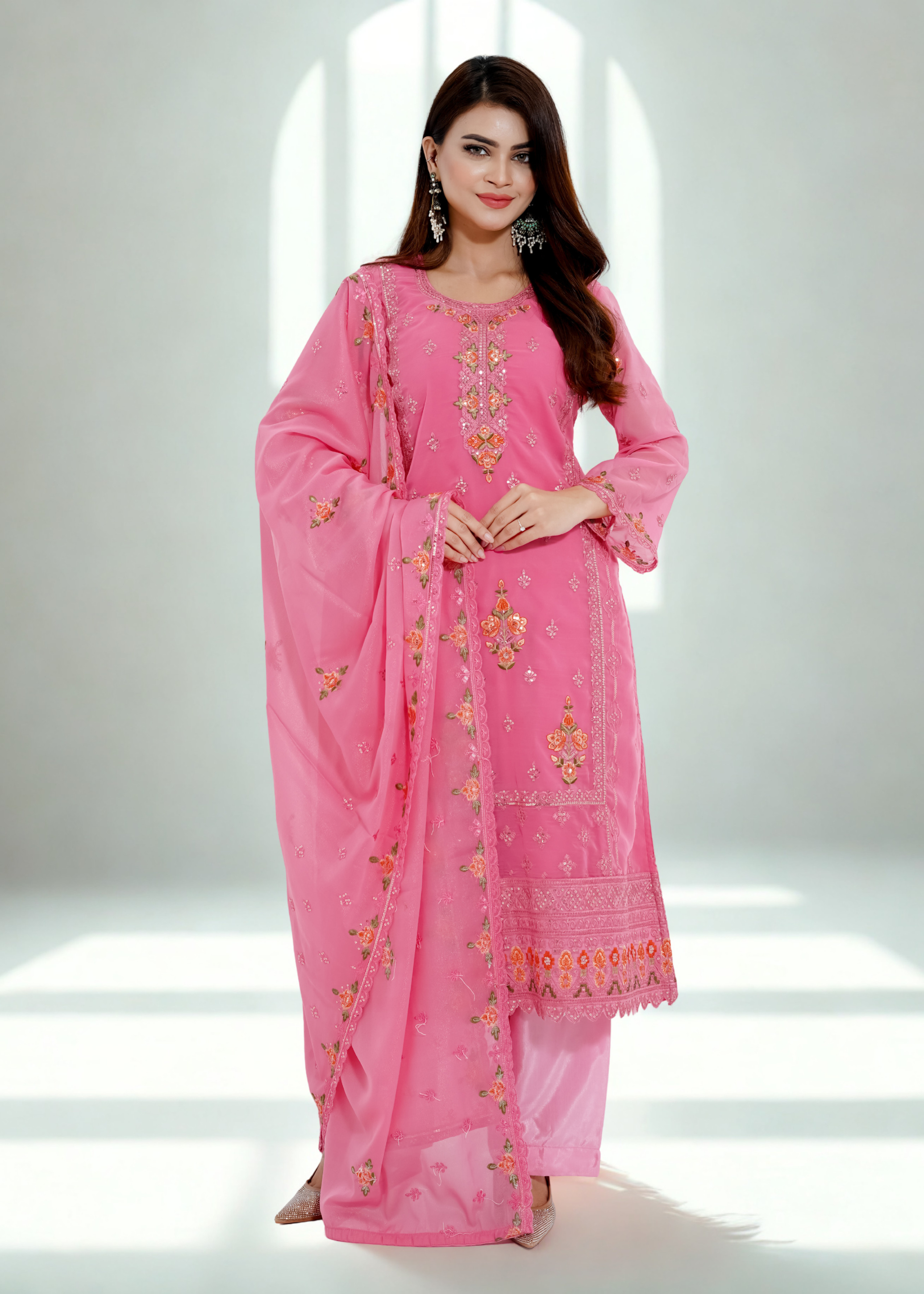 Tulip - Georgette Embroidered Salwar Kameez