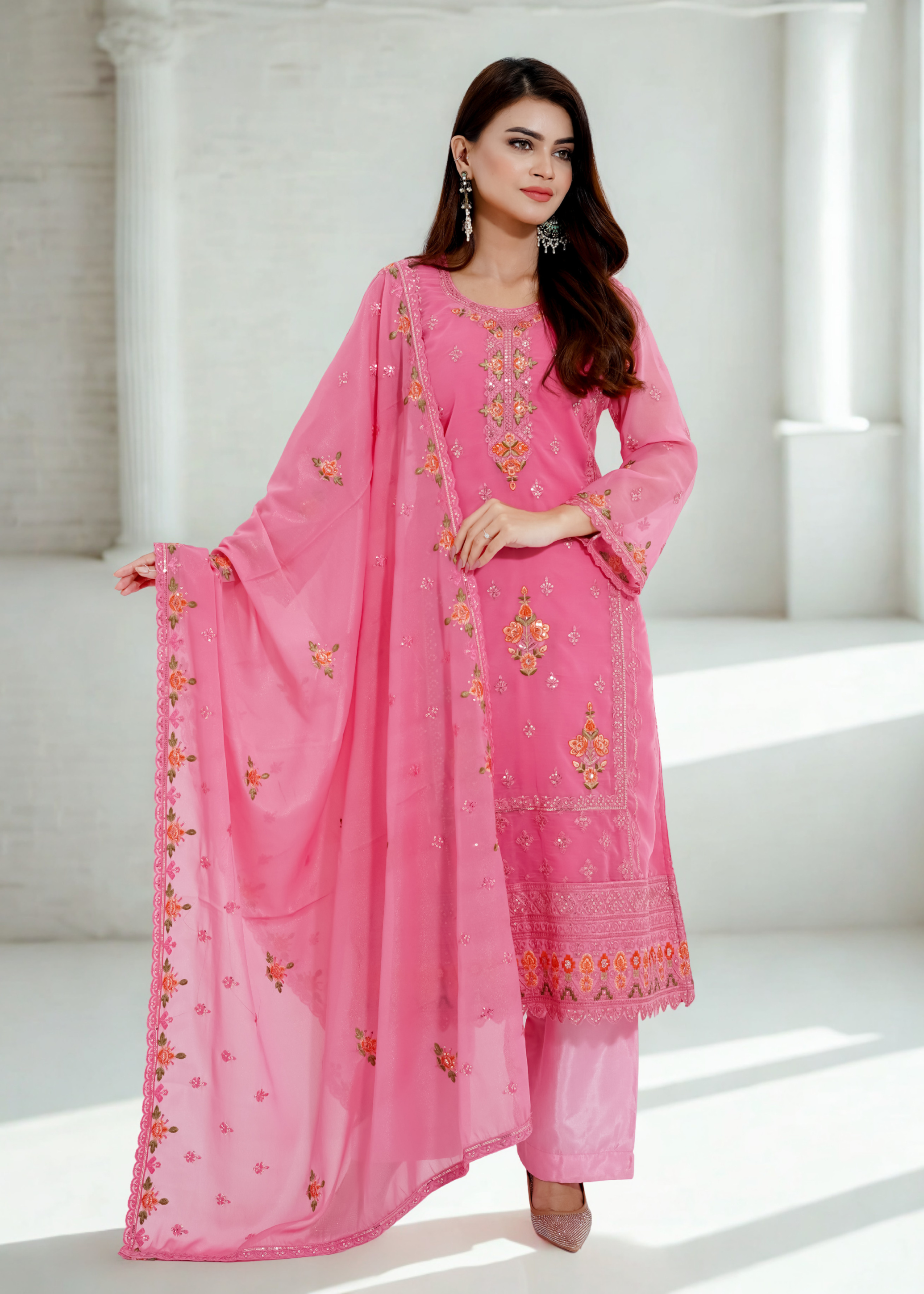 Tulip - Georgette Embroidered Salwar Kameez